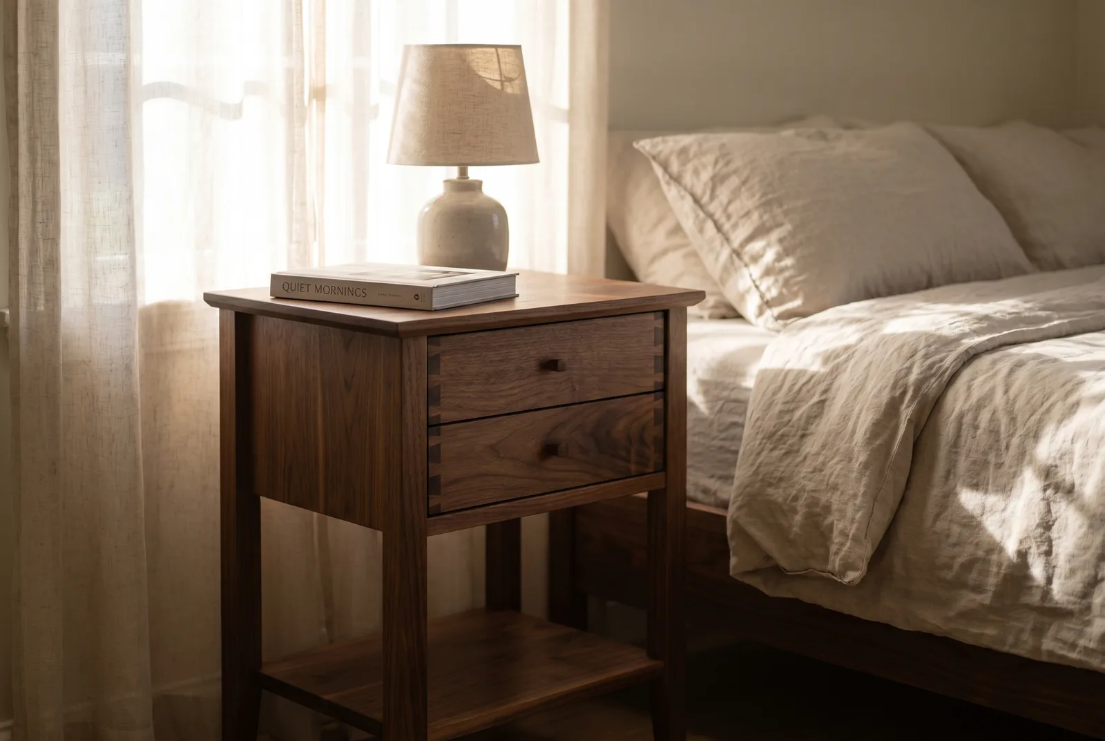 Beds, Frames & Nightstands — illustrative concept 5
