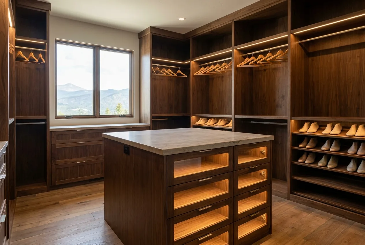 Custom Closets & Wardrobes — illustrative concept 2