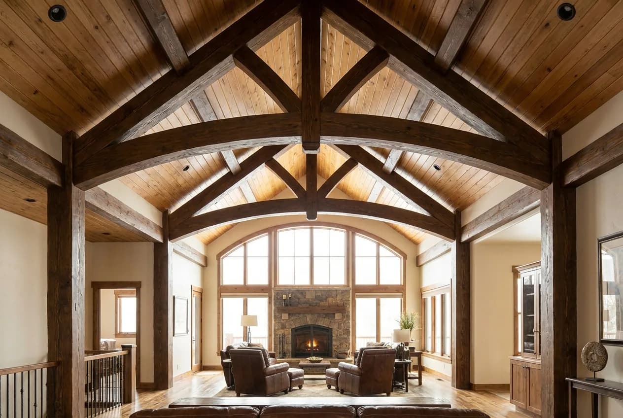 Exposed Beams & Wood Ceilings — illustrative concept 3