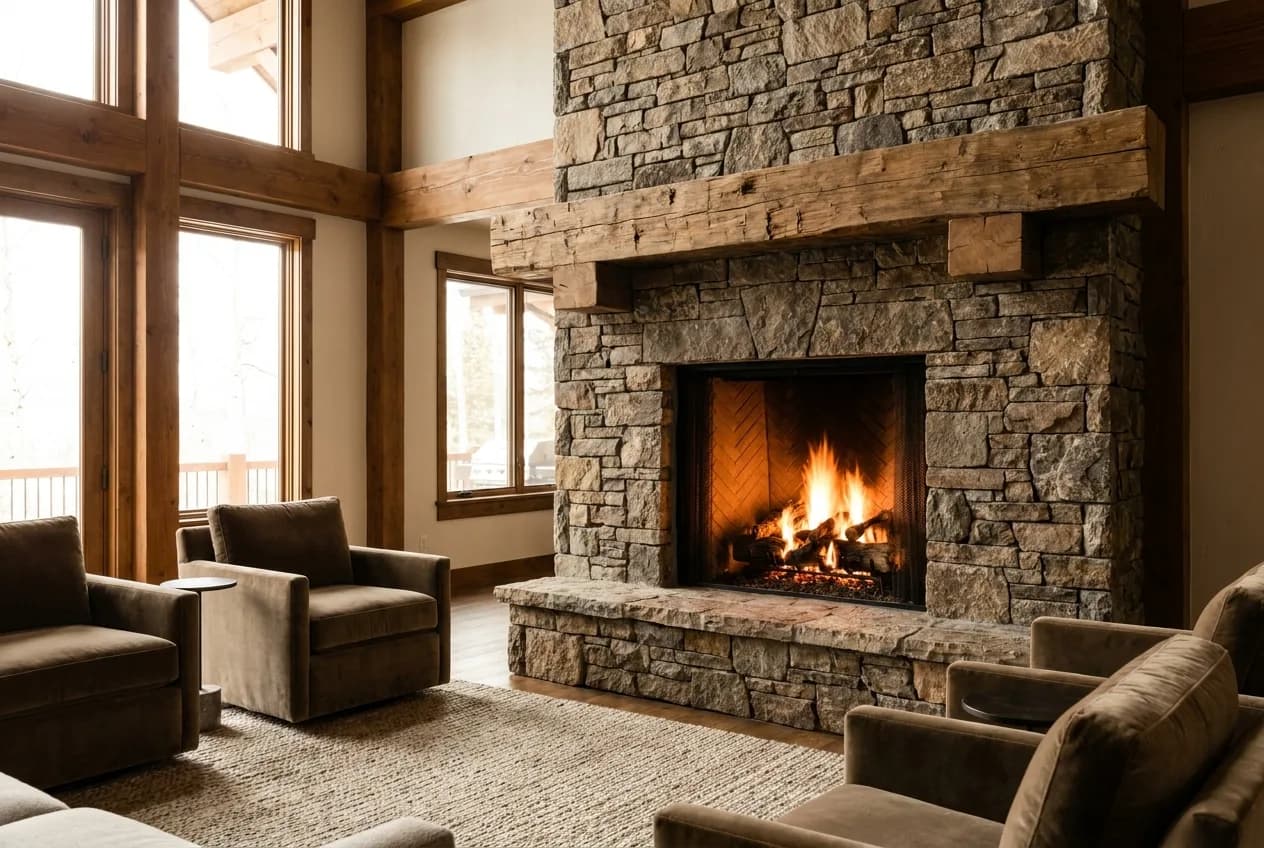 Fireplace Mantels & Surrounds — illustrative concept 2
