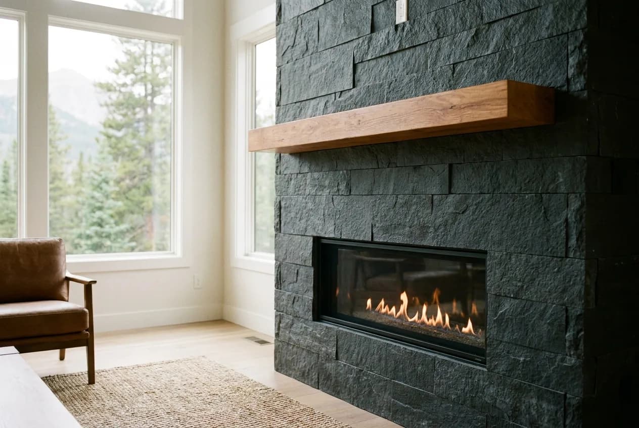 Fireplace Mantels & Surrounds — illustrative concept 3