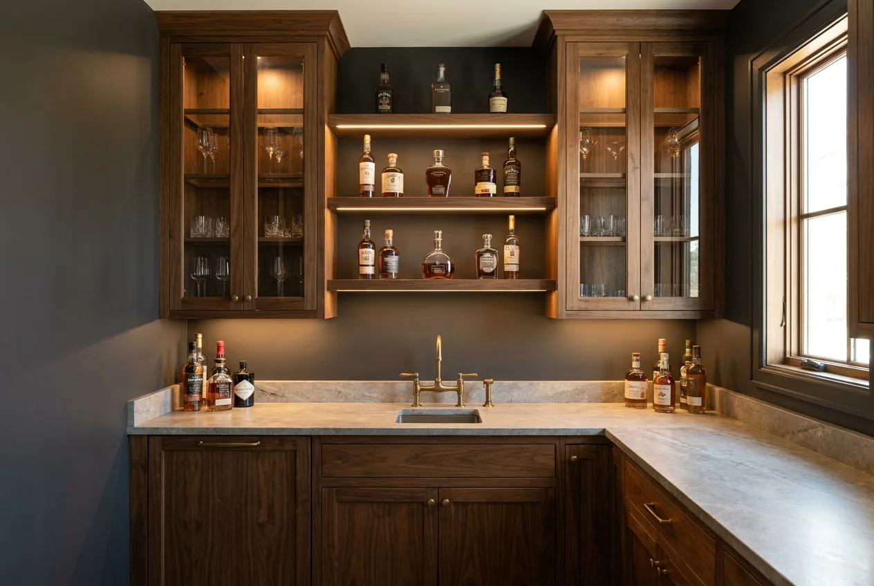 Home Bars & Butler's Pantries — illustrative concept 2