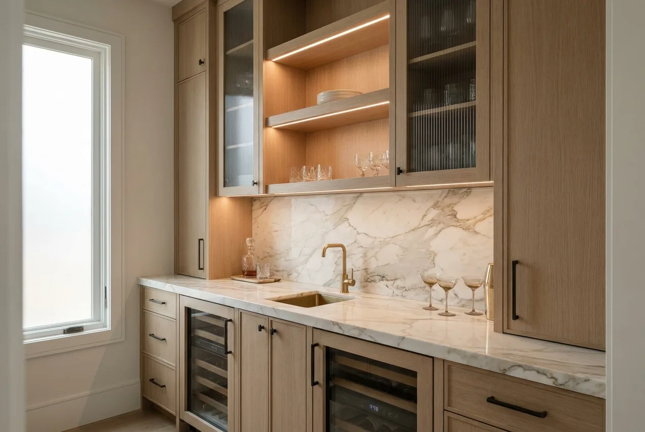Home Bars & Butler's Pantries — illustrative concept 3