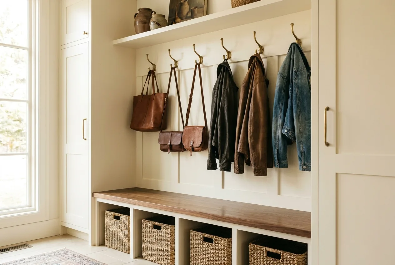 Mudrooms, Lockers & Benches — illustrative concept 3